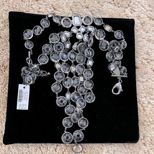 New trendy crystal necklace with tag